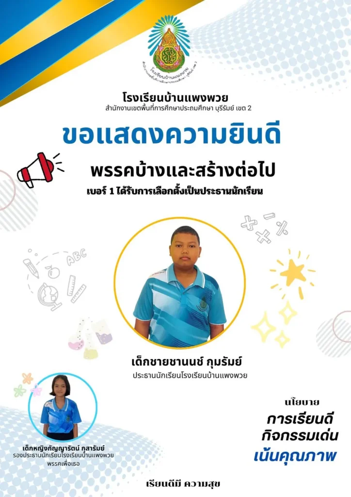 รับทำเว็บไซต์ โรงเรียน บ้านแพงพวย content3